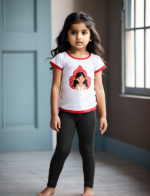 Black Girls' Cotton Lycra Stretchable Leggings – Soft, Comfortable & Stylish