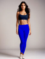 Ink Blue Women's Cotton Lycra Churidar Leggings – Perfect Fit, Ultra-Soft & Stretchable