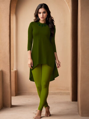 Mehendi Women's Cotton Lycra Churidar Leggings – Perfect Fit, Ultra-Soft & Stretchable